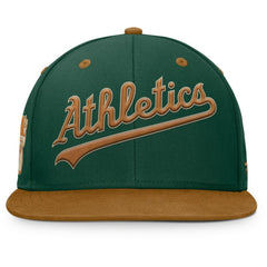 Athletics Splinter Fitted Hat - Green/Tan