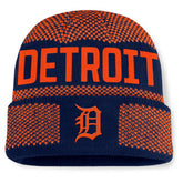 Detroit Tigers Rotation Cuffed Knit Hat - Navy