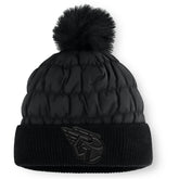 Cleveland Guardians Nightcap Cuffed Knit Hat with Pom - Black