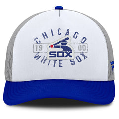 Chicago White Sox Designated A-Frame Foam Front Trucker Adjustable Hat - White/Blue