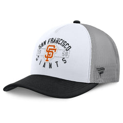 San Francisco Giants Designated A-Frame Foam Front Trucker Adjustable Hat - White/Black