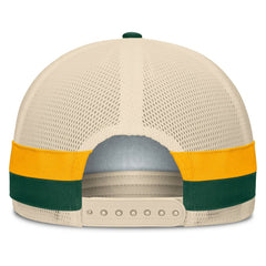 Athletics Inherited Side Stripe Trucker Adjustable Hat - Green/Natural