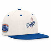 Los Angeles Dodgers Unit Fitted Hat - Cream/Royal