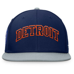 Detroit Tigers Yard Fitted Hat - Navy/Gray