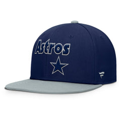Houston Astros Yard Fitted Hat - Navy/Gray