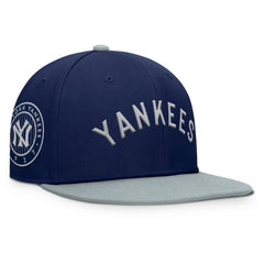 New York Yankees Yard Fitted Hat - Navy/Gray