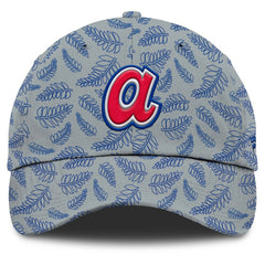 Atlanta Braves Women's Cooperstown Collection Shift Adjustable Hat - Gray