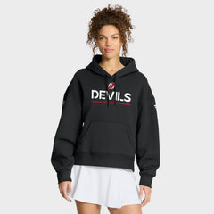 New Jersey Devils Fanatics Women's Authentic Pro Primary Pullover Hoodie Black