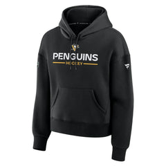 Pittsburgh Penguins Fanatics Women's Authentic Pro Primary Pullover Hoodie Black