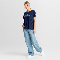 New York Rangers Fanatics Women's Authentic Pro Rink Tech T-Shirt Navy