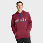 Colorado Avalanche Fanatics Authentic Pro Rink Hoodie Burgundy