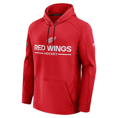 Detroit Red Wings Fanatics Authentic Pro Rink Hoodie Red