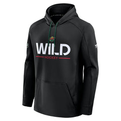 Minnesota Wild Fanatics Authentic Pro Rink Hoodie Black
