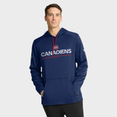 Montreal Canadiens Fanatics Authentic Pro Rink Hoodie Navy