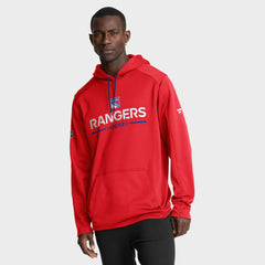 New York Rangers Fanatics Authentic Pro Rink Hoodie Red