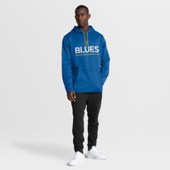 St. Louis Blues Fanatics Authentic Pro Rink Hoodie Blue