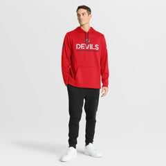 New Jersey Devils Fanatics Authentic Pro Rink Hoodie Red