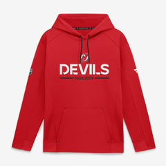 New Jersey Devils Fanatics Authentic Pro Rink Hoodie Red