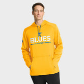 St. Louis Blues Fanatics Authentic Pro Rink Hoodie Gold