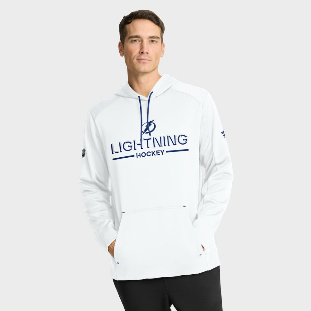 Tampa Bay Lightning Fanatics Authentic Pro Rink Hoodie White