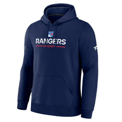 New York Rangers Fanatics Authentic Pro Primary Hoodie Navy