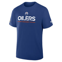 Edmonton Oilers Fanatics Authentic Pro Primary T-Shirt Royal
