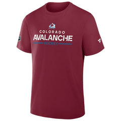 Colorado Avalanche Fanatics Authentic Pro Primary T-Shirt Burgundy