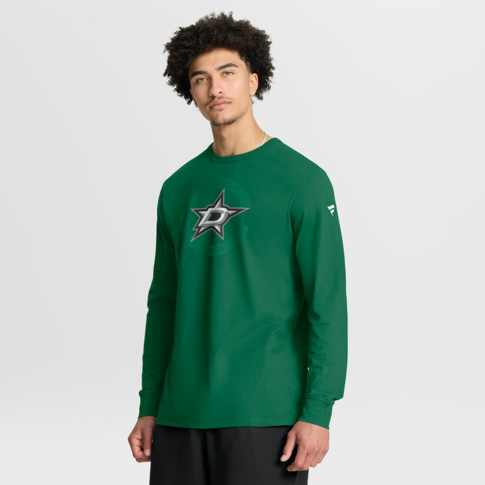 Dallas Stars Fanatics Authentic Pro Property Of Practice Long Sleeve T-Shirt Kelly Green
