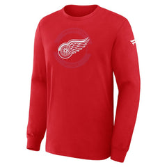 Detroit Red Wings Fanatics Authentic Pro Property Of Practice Long Sleeve T-Shirt Red