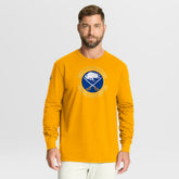 Buffalo Sabres Fanatics Authentic Pro Property Of Practice Long Sleeve T-Shirt Gold