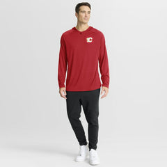 Calgary Flames Fanatics Authentic Pro Rink Hoodie Red