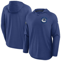 Vancouver Canucks Fanatics Authentic Pro Rink Hoodie Blue
