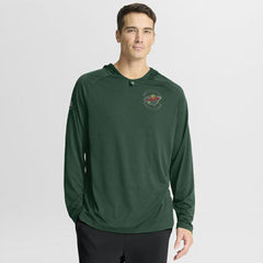 Minnesota Wild Fanatics Authentic Pro Rink Hoodie Green