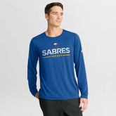 Buffalo Sabres Fanatics Authentic Pro Rink Tech Long Sleeve T-Shirt Royal