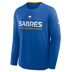 Buffalo Sabres Fanatics Authentic Pro Rink Tech Long Sleeve T-Shirt Royal