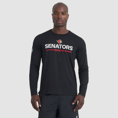 Ottawa Senators Fanatics Authentic Pro Rink Tech Long Sleeve T-Shirt Black