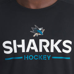 San Jose Sharks Fanatics Authentic Pro Rink Tech Long Sleeve T-Shirt Black