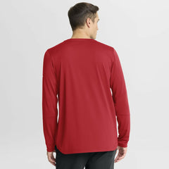 Detroit Red Wings Fanatics Authentic Pro Centennial Rink Tech Long Sleeve T-Shirt Red