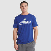 Tampa Bay Lightning Fanatics Authentic Pro Rink Tech T-Shirt Blue