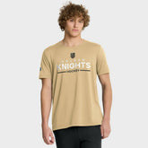 Vegas Golden Knights Fanatics Authentic Pro Rink Tech T-Shirt Gold