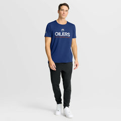 Edmonton Oilers Fanatics Authentic Pro Rink Tech T-Shirt Royal
