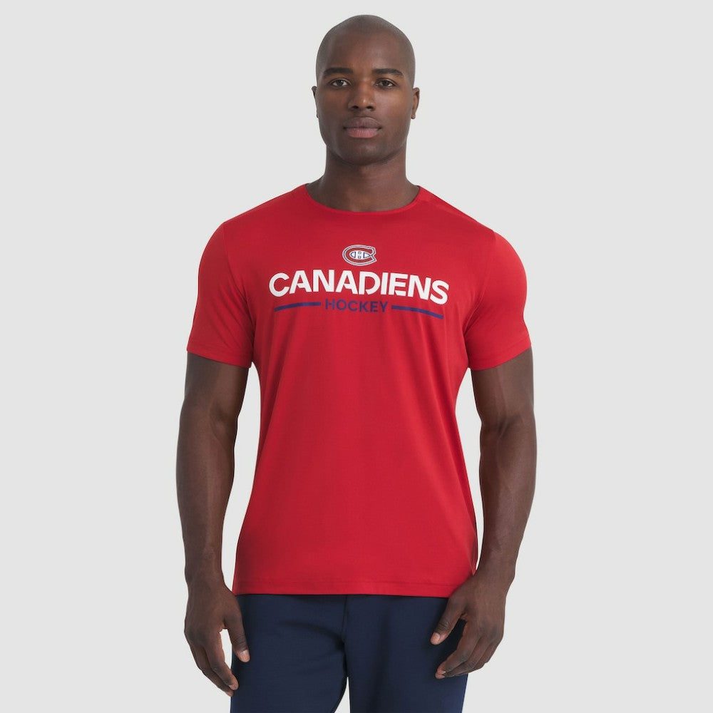 Montreal Canadiens Fanatics Authentic Pro Rink Tech T-Shirt Red