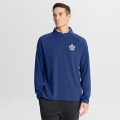 Toronto Maple Leafs Fanatics Authentic Pro Rink Training Quarter-Zip Pullover Blue