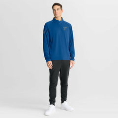 St. Louis Blues Fanatics Authentic Pro Rink Training Quarter-Zip Pullover Blue