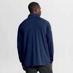 Columbus Blue Jackets Fanatics Authentic Pro Rink Training Quarter-Zip Pullover Navy