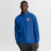 New York Islanders Fanatics Authentic Pro Rink Training Quarter-Zip Pullover Royal
