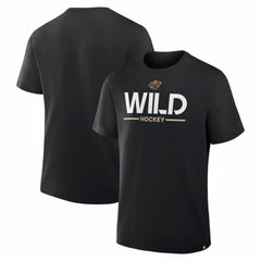 Minnesota Wild Fanatics Authentic Pro Primary T-Shirt Black