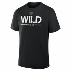 Minnesota Wild Fanatics Authentic Pro Primary T-Shirt Black