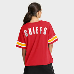 Kansas City Chiefs Women's Redzone Curl Route T-Shirt - Red for sale