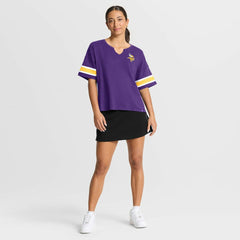 Minnesota Vikings Women's Redzone Curl Route T-Shirt - Purple sale